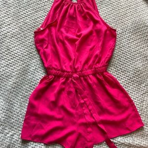 Pink romper